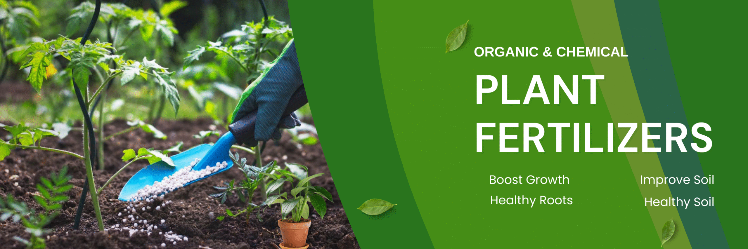 Green and White Modern Garden Care Billboard (1)